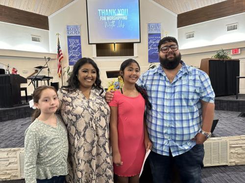 Baptism with Family
